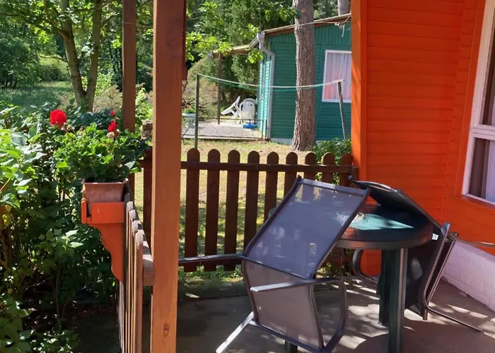 Bunte Ferienhaussiedlung *